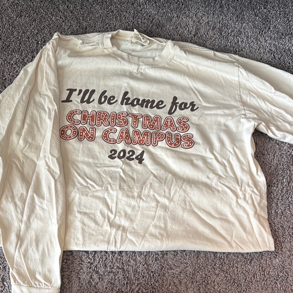 Comfort Colors Cream Holiday Graphic Sweatshirt